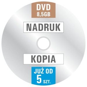 NK DVD+R8.5 - Nadruk i kopiowanie DVD+R 8.5GB