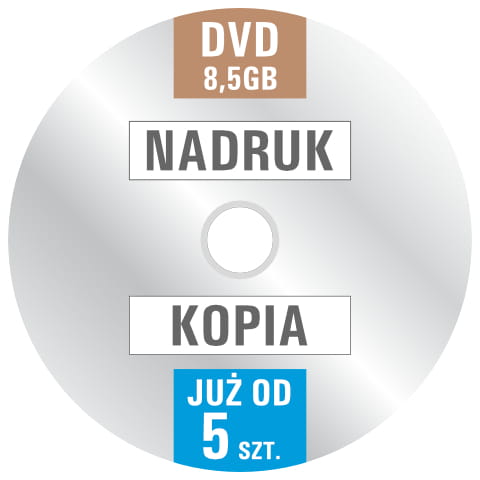 NK DVD+R8.5 - Nadruk i kopiowanie DVD+R 8.5GB