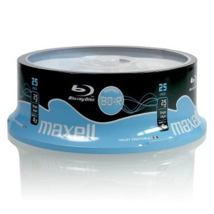 BD-RM25CP - Płyty BLU-RAY Maxell do nadruku, 25 szt.