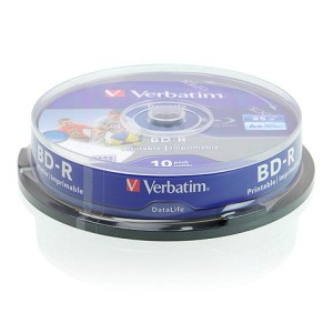 BD-RV10CP - Płyty BLU-RAY Verbatim do nadruku, 10 szt.