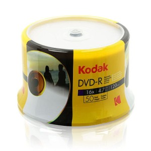 DVD-RK50CP - Płyty DVD-R Kodak do nadruku, 50 szt.