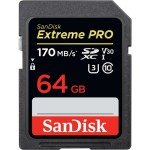PKSD5 - PRO SDXC 64GB 170/90 MB/S CLASS 10 UHS-I U3