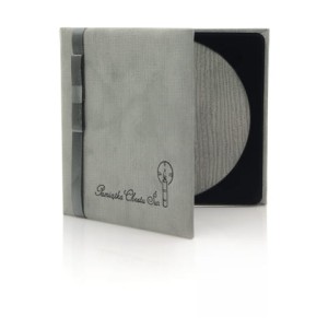 ICS1F - Etui materiałowe szare na jedną płytę - format CD pamiątka chrztu św.