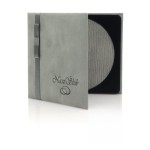 ICS1B - Etui materiałowe szare na jedną płytę - format CD nasz ślub