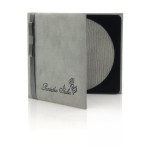 ICS2A - Etui materiałowe szare na dwie płyty - format CD pamiątka ślubu