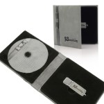 IPCS/U - Etui materiałowe szare na pendrive i płytę 18 urodziny