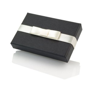 ETUI NA PENDRIVE USB ipg/ck TEKTUROWE CZARNE Z KOKARDKĄ uniwersalne