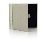 IPR/I - Etui  płócienne z ozdobną wstążką na Pendrive USB gładkie