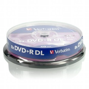 DVD+RV10CDL - Płyty DVD+R Double Layer VERBATIM,10 szt.