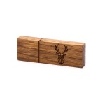 pendrive 16-256 gb PZUW/J usb DREWNIANY ażurowy jeleń