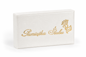 ETUI NA PENDRIVE Pamiątka Ślubu USB ipg/ba TEKTUROWE białe