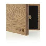 DREWNIANE ETUI NA PENDRIVE USB IPW/N  Z NAPISEM Nasz Ślub